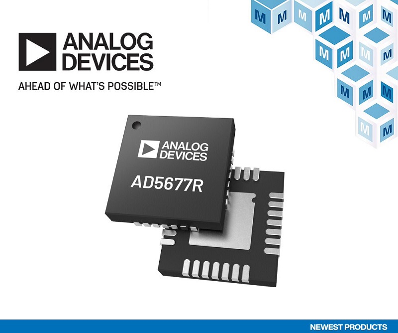 Mouser adds Analog Devices’ AD567xR DACs